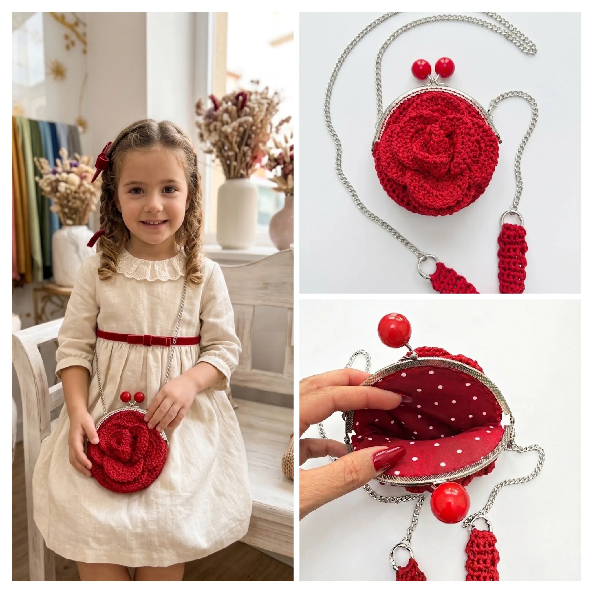 Cherry Rose Clutch